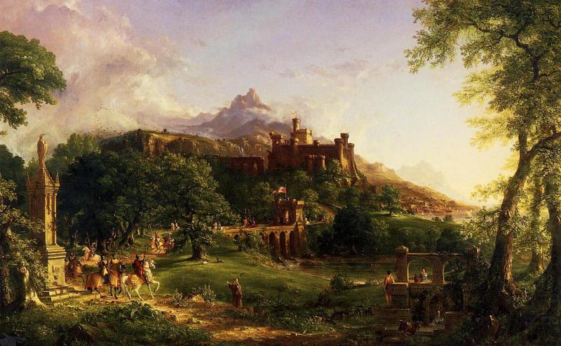 Thomas Cole Departure china oil painting image